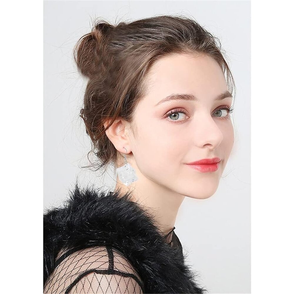 Fun Exaggerated Ice Cube Drop Earrings - Unique G… - image 3